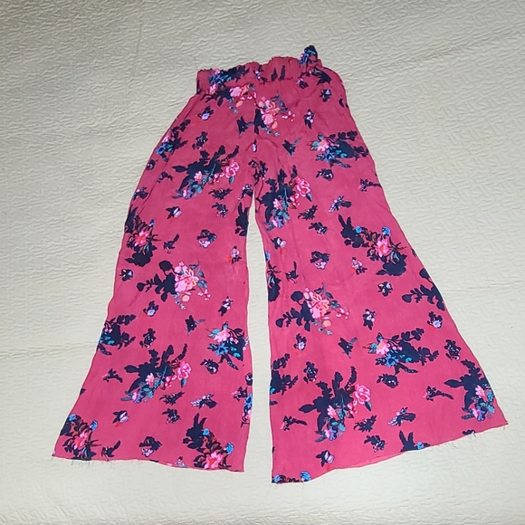 Free People Moonlight Garden Floral Bohemian Palazzo pants size S - Picture 6 of 9